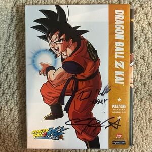 Autographed Dragon Ball Z Kai DVD Set Part One